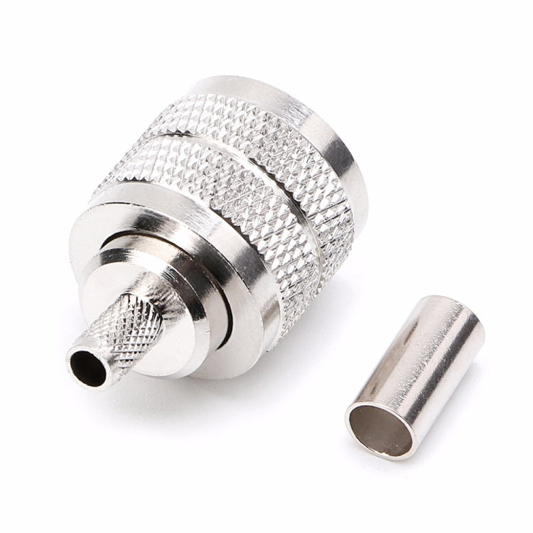10 PCS UHF Male PL259 Plug Crimp Connector Adapter for RG58 RG142 / 3D-FB 10 PCS UHF Male PL259 Plug Crimp Connector Adapter for RG58 RG142 / 3D-FB
